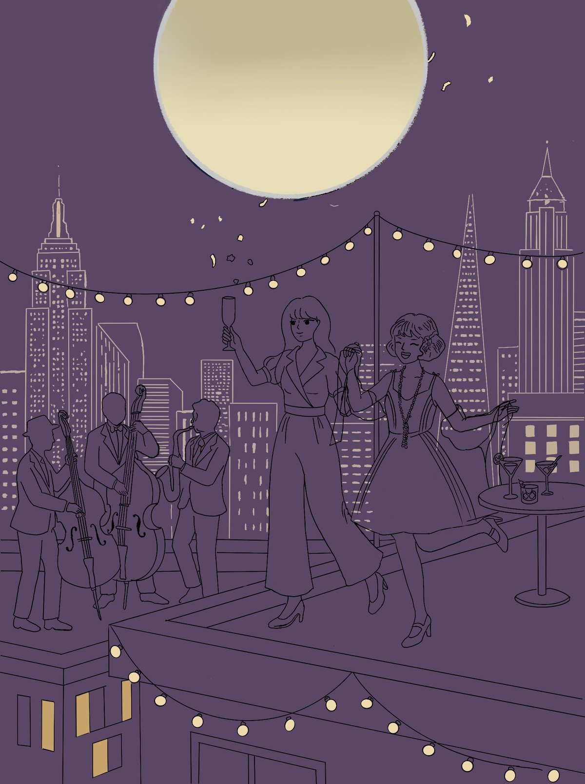 Line stage of Moonlit City.