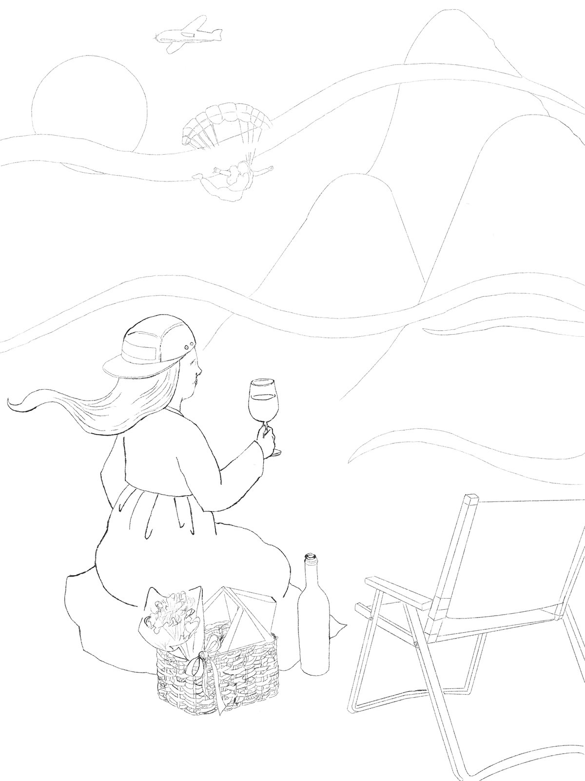 Line stage of Open Landscape.